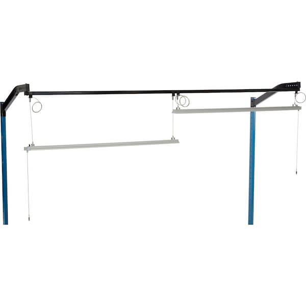 Global Industrial Aluminum LED Light Kit For Workbenches, 96inW 319406 - main